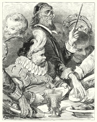 Gustave Dores Don Quixote: "Absit!" cried the doctor" (engraving) 作： Gustave Dore