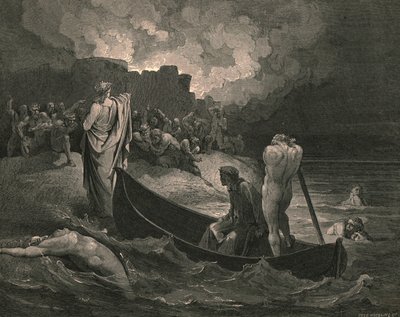 彼がどんな言葉を提供したのか、私には聞き取れませんでした、c1890。 作： Gustave Dore