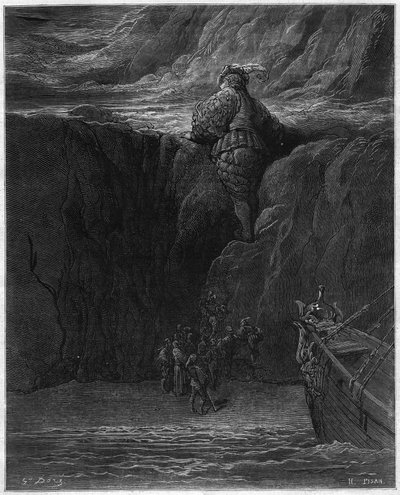 Gustave Dore（1832-1883）によるFrancois Rabelais（1483-1553）の「パンタグリュエル」の挿絵。 作： Gustave Dore