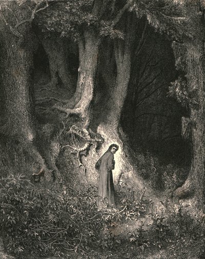 この途中、私たちの死すべき人生、c1890。 作： Gustave Dore