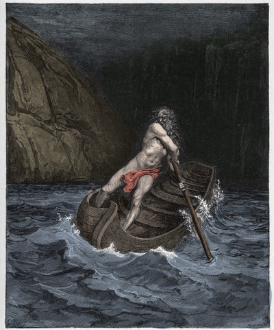 地獄、歌3：カロン 作： Gustave Dore