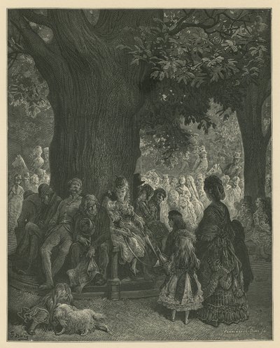 ケンジントンガーデンズ、ロンドン 作： Gustave Dore