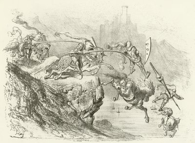 12世紀の騎士の保証（グラビア） 作： Gustave Dore