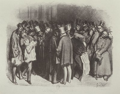 証券取引所の舞台裏 作： Gustave Dore