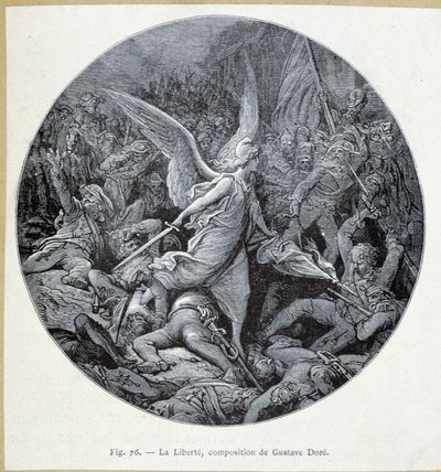 ギュスターヴ・ドレの版画「La liberté 作： Gustave Dore