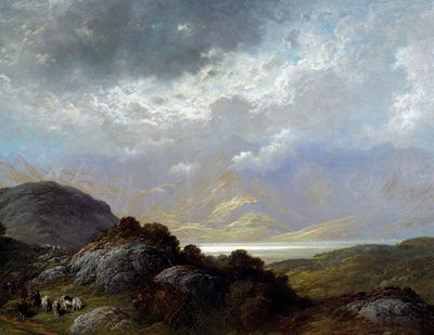 スコットランドの風景 グスタフ・ドーア（1832-1883）の絵画 19世紀 ケアンの美術館 作： Gustave Dore