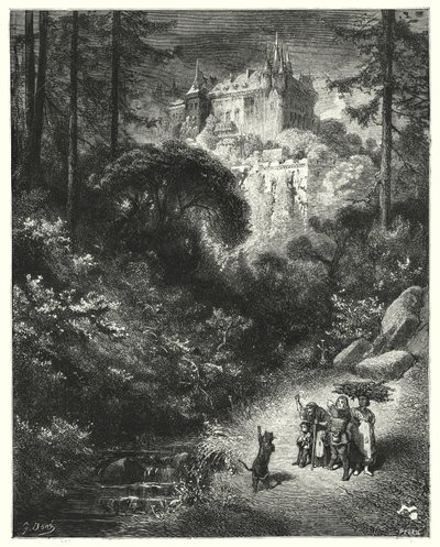 マスターキャットまたはボットキャット;長ぐつをはいたネコ 作： Gustave Dore