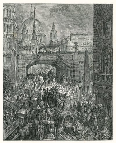 ラドゲート・ヒル（彫刻 作： Gustave Dore