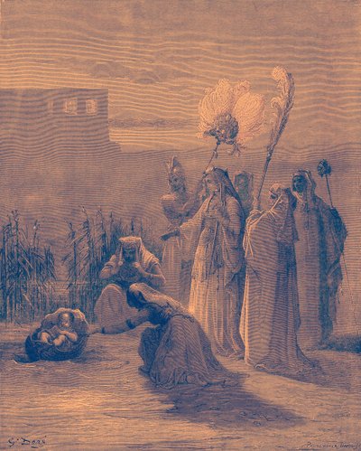 ブルリーシュのモーゼ 作： Gustave Dore