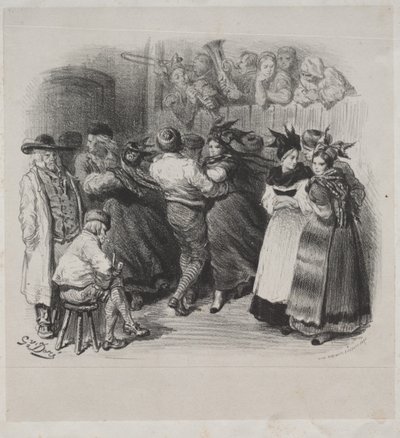 エルネスト・ドレの音楽作品：アルザスのおみやげ、アルザスの踊り - タイトルページ 作： Gustave Dore