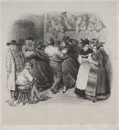 アーネスト・ドレの音楽作品：アルザスのお土産、アルザスのダンス-タイトルページ。 作： Gustave Dore
