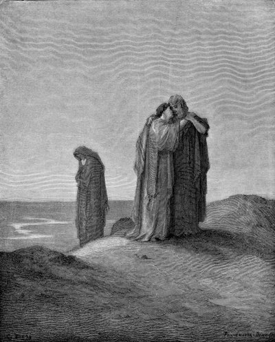 ナオミとその義理の娘たち 作： Gustave Dore