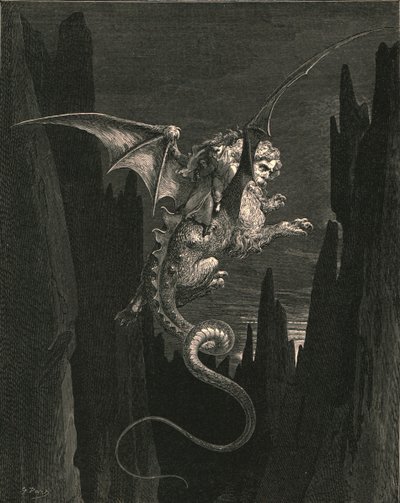 急落、c1890で思いついた新しい恐怖。 作： Gustave Dore