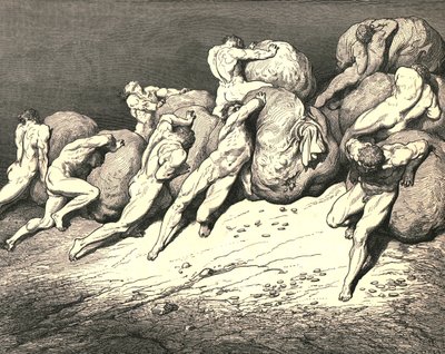 すべての金が月の下にあるわけではなく、c1890でした。 作： Gustave Dore