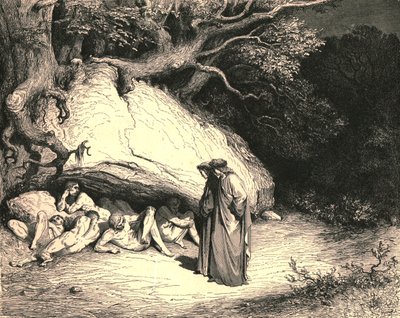 これまでのところ苦しんでいるだけで、私たちは希望のない希望で生きています、c1890。 作： Gustave Dore
