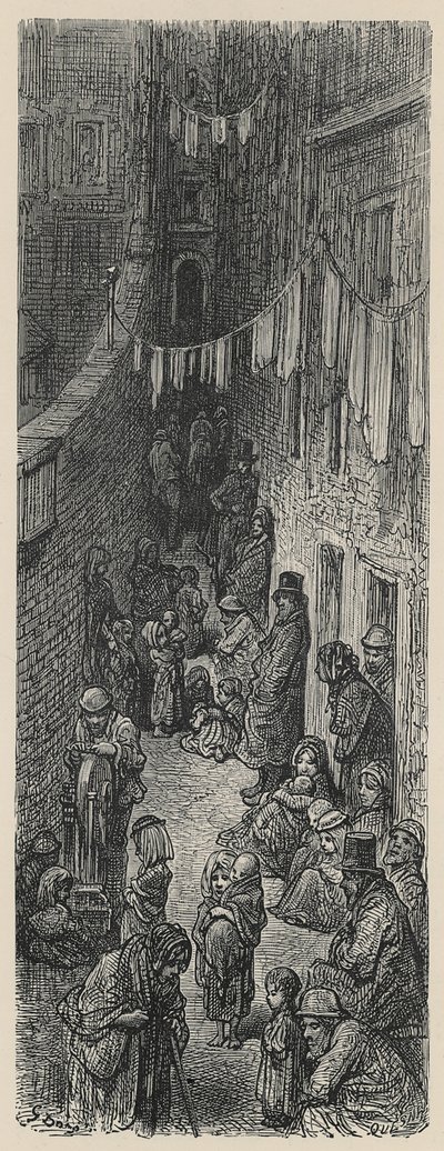 オレンジコート、ドルリーレーン 作： Gustave Dore