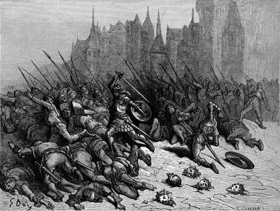 Ludovico AriostoによるOrlando Furioso 作： Gustave Dore