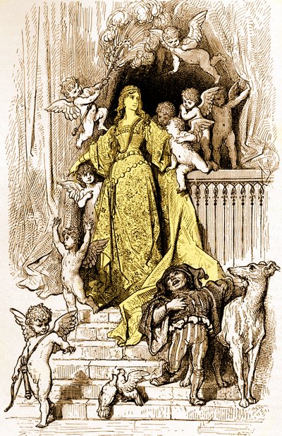 Ludovico AriostoによるOrlando Furioso 作： Gustave Dore