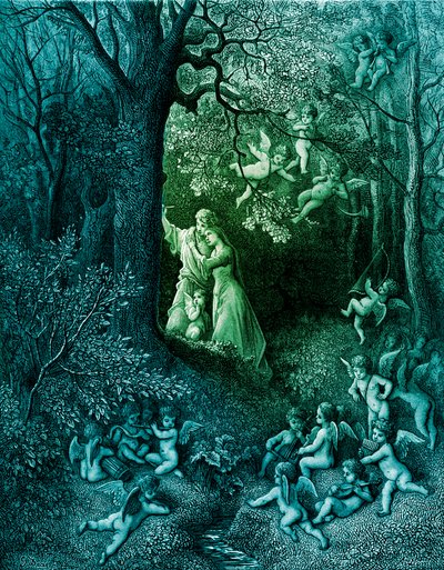 Ludovico AriostoによるOrlando Furioso 作： Gustave Dore