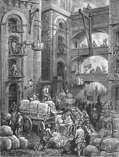 「ピクル ニシン ストリート」、1872 年。 作： Gustave Dore