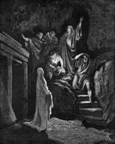 ラザロの復活 作： Gustave Dore
