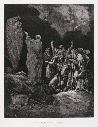 サウルとエンドルの魔女（ドーレ聖書より 作： Gustave Dore