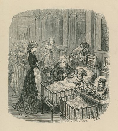 ロンドンの病院の様子 作： Gustave Dore