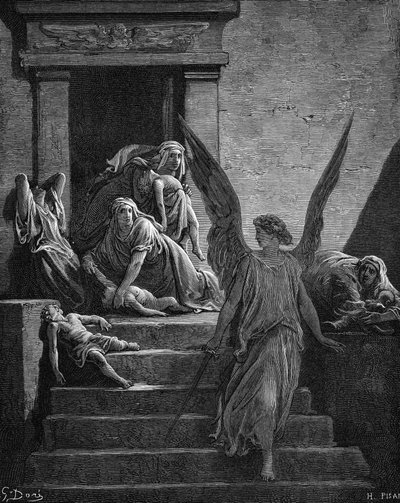 エジプトの七つの災い、1866年 作： Gustave Dore