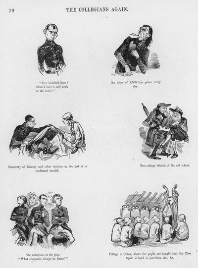 ギュスターヴ・ドーアのユーモラスでグロテスクなスケッチ(彫刻) 作： Gustave Dore