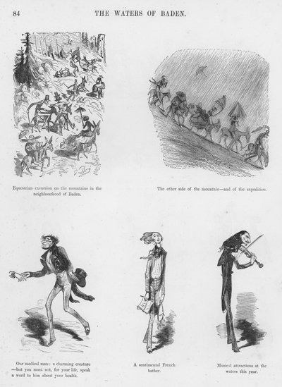 ギュスターヴ・ドーアのユーモラスでグロテスクなスケッチ(彫刻) 作： Gustave Dore