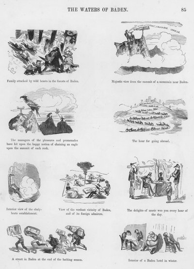 ギュスターヴ・ドーアのユーモラスでグロテスクなスケッチ(彫刻) 作： Gustave Dore