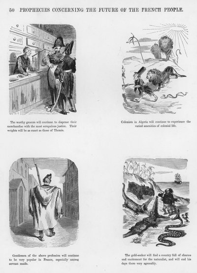 ギュスターヴ・ドーアのユーモラスでグロテスクなスケッチ(彫刻) 作： Gustave Dore
