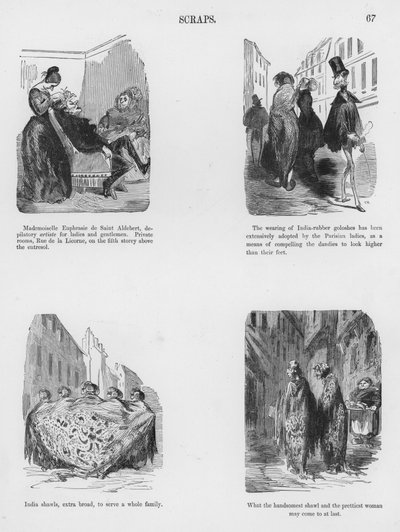ギュスターヴ・ドーアのユーモラスでグロテスクなスケッチ(彫刻) 作： Gustave Dore