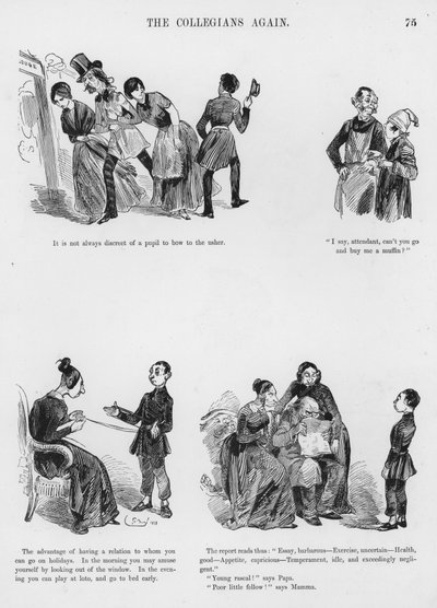 ギュスターヴ・ドーアのユーモラスでグロテスクなスケッチ(彫刻) 作： Gustave Dore