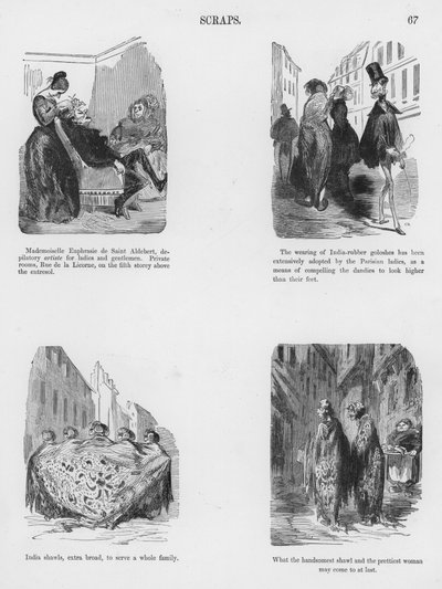 ギュスターヴ・ドーアのユーモラスでグロテスクなスケッチ(彫刻) 作： Gustave Dore