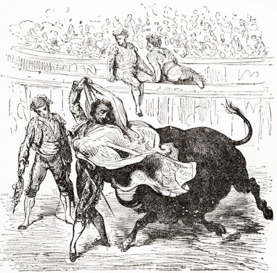 スペイン。1885年出版『ギュスターヴ・ドールの生涯と回想』より。 作： Gustave Dore