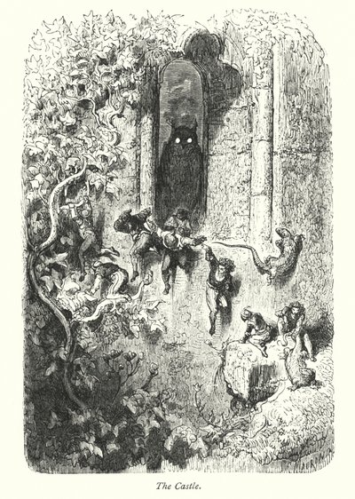 城（エングレーヴィング） 作： Gustave Dore