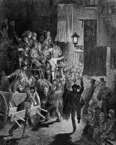 ダービー - 故郷に帰る by ギュスターヴ・ドレ 作： Gustave Dore