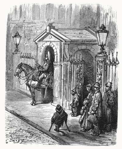 「ホース ガーズ」、1872 年。 作： Gustave Dore