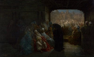 カイアファスの家、1875 作： Gustave Dore