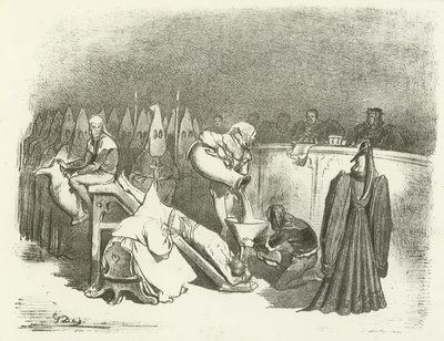 異端審問-水による拷問（グラビア） 作： Gustave Dore