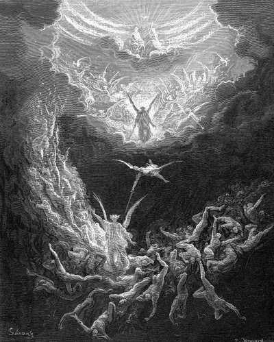 最後の審判、1865-1866 作： Gustave Dore