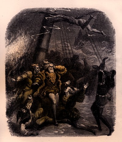 テンペスト-シェイクスピア 作： Gustave Dore