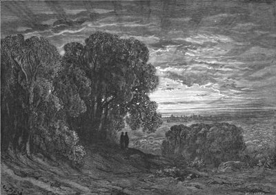 「ハイゲートの二人の巡礼者」、1872 年。 作： Gustave Dore