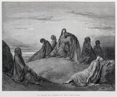 エプタの娘たち（ドーレ聖書より 作： Gustave Dore