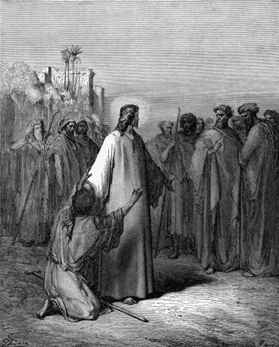 悪魔に取り憑かれた男 作： Gustave Dore