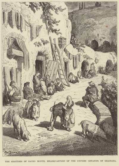 サクロモンテの洞窟 作： Gustave Dore