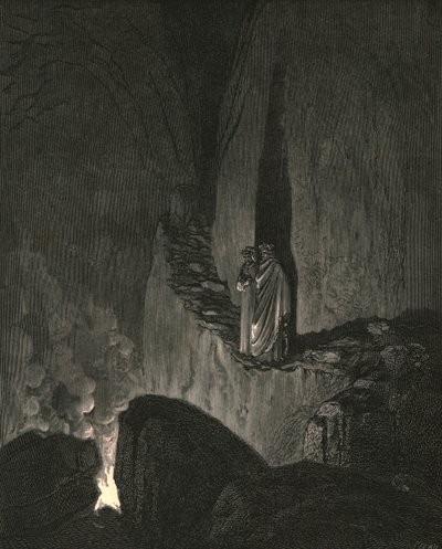 私がどのように注意深く凝視したかをマークしたガイドはこのようにして始まりました、c1890。 作： Gustave Dore