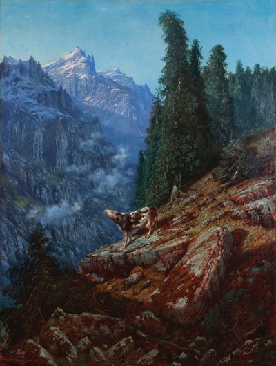 迷子の牛 1852年 （油彩・キャンバス） 作： Gustave Dore