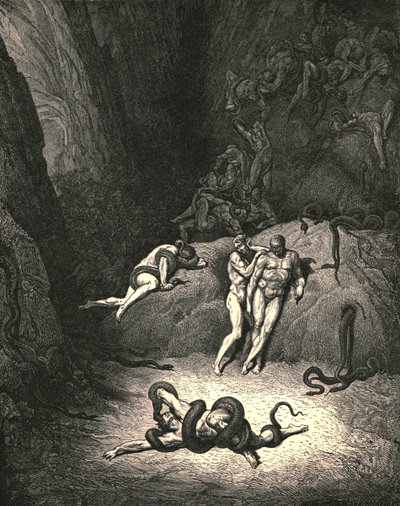他の二人は、ああ、叫びながら見つめました！ Agnello！、c1890、どうやって変えるのか。 作： Gustave Dore